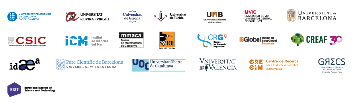 universitats conjunt de logotips d'universitats col·laboradores