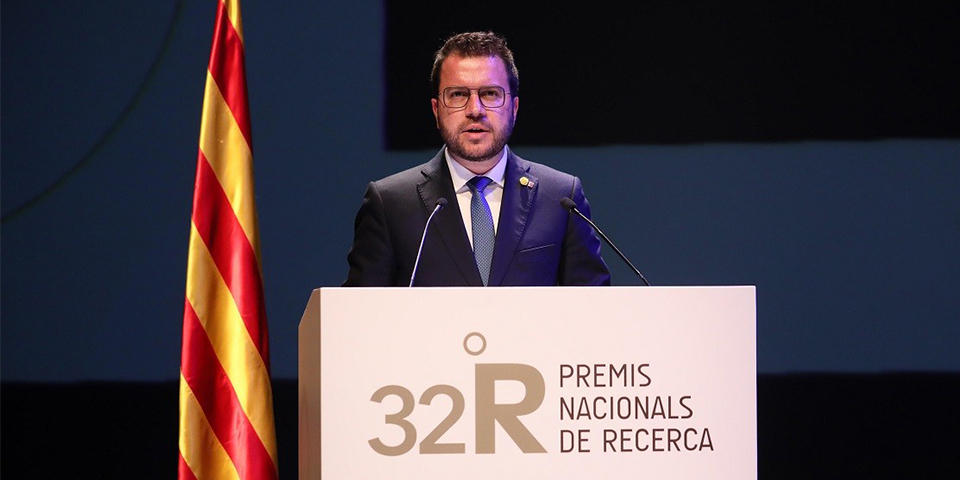 President Aragonès: «La recerca és una aposta estratègica pel país pel seu potencial transformador»