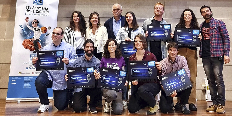 El veterinari Àlex Bach guanya el “Concurs de Monòlegs del Club de la Ciència”, celebrat avui a la UdL en el marc de la Setmana de la Ciència